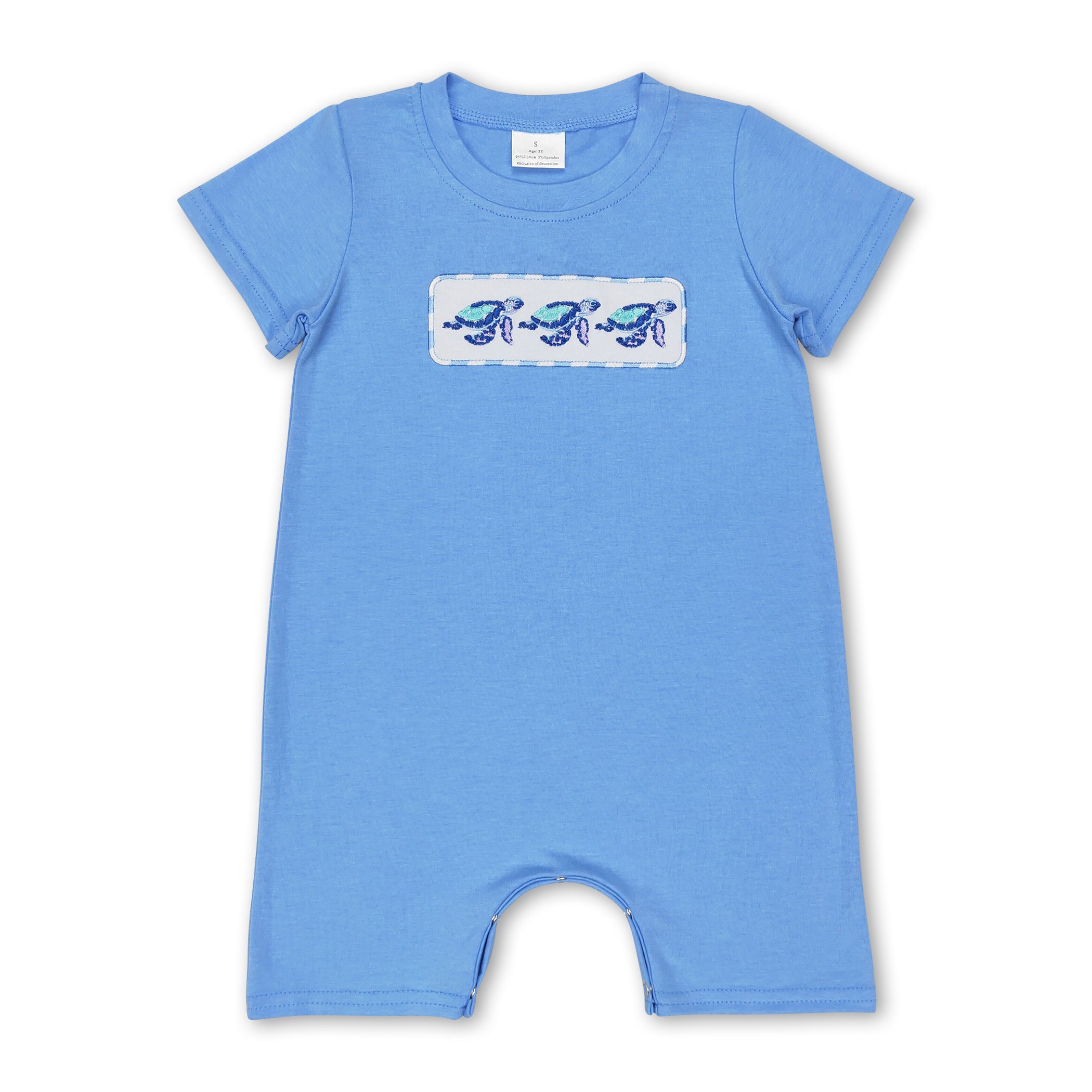 Boys Turtle Romper
