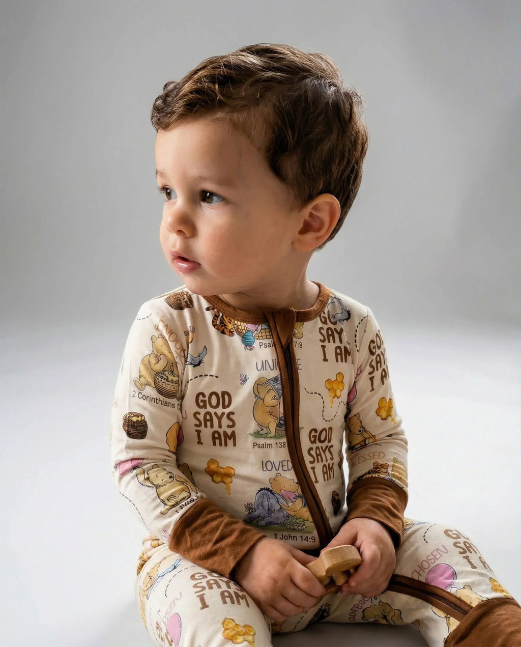 God Says I Am – Little Blessings Bamboo Convertible Zippy