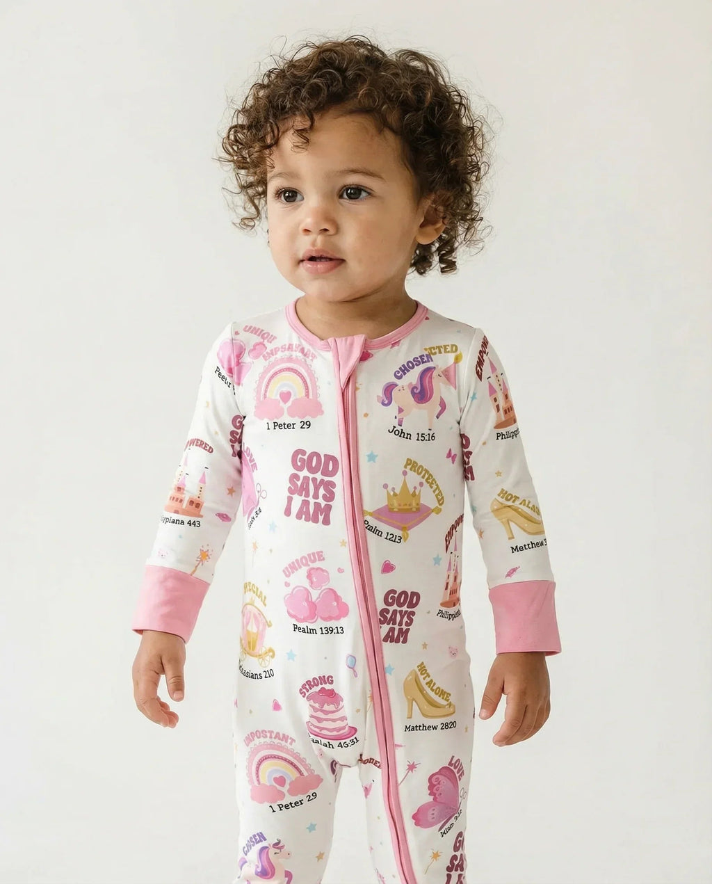 God Says I Am Girl Bamboo Convertible Zippy
