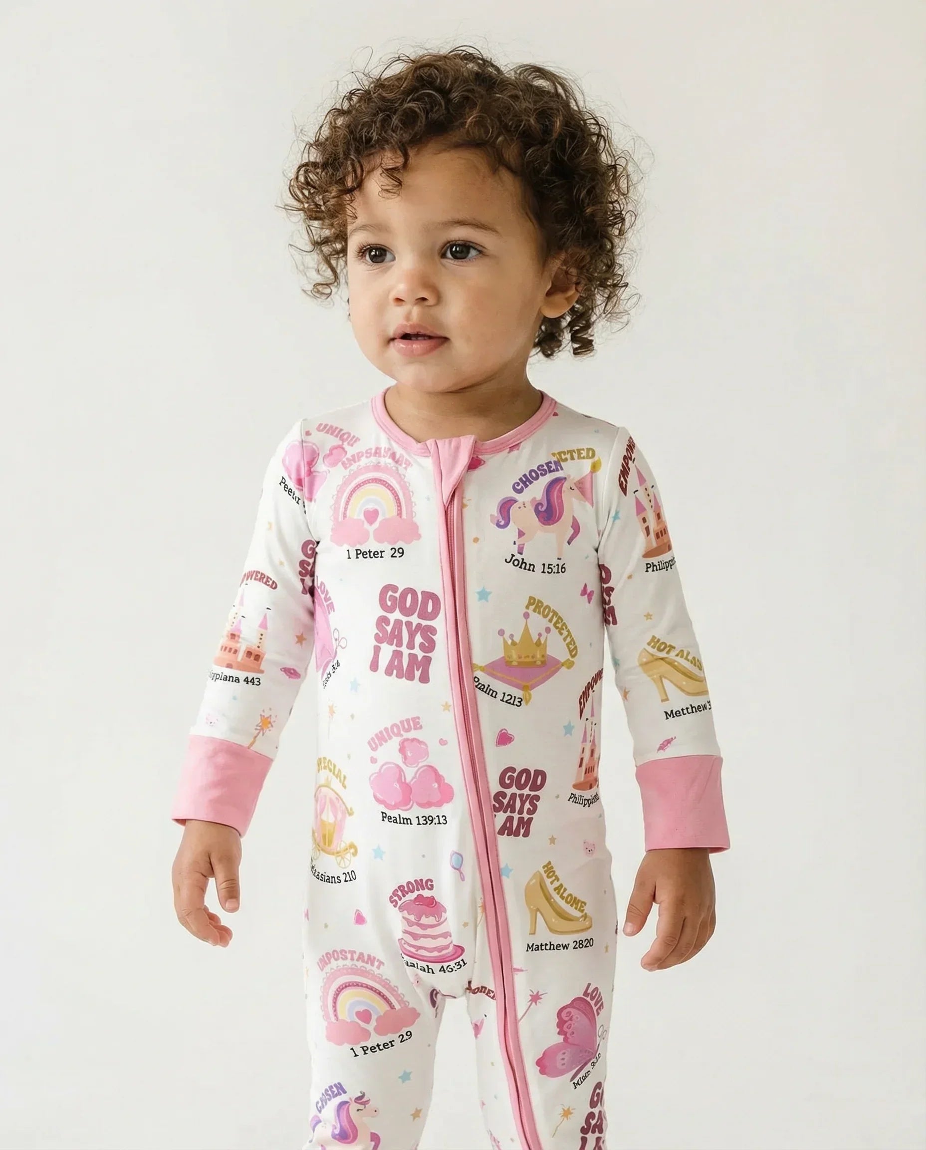 God Says I Am Girl Bamboo Convertible Zippy