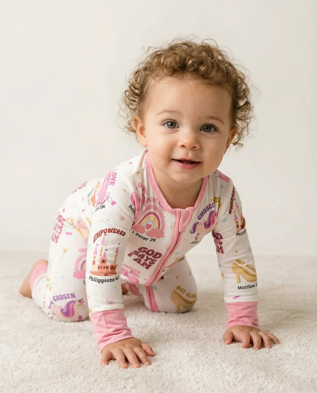 God Says I Am Girl Bamboo Convertible Zippy