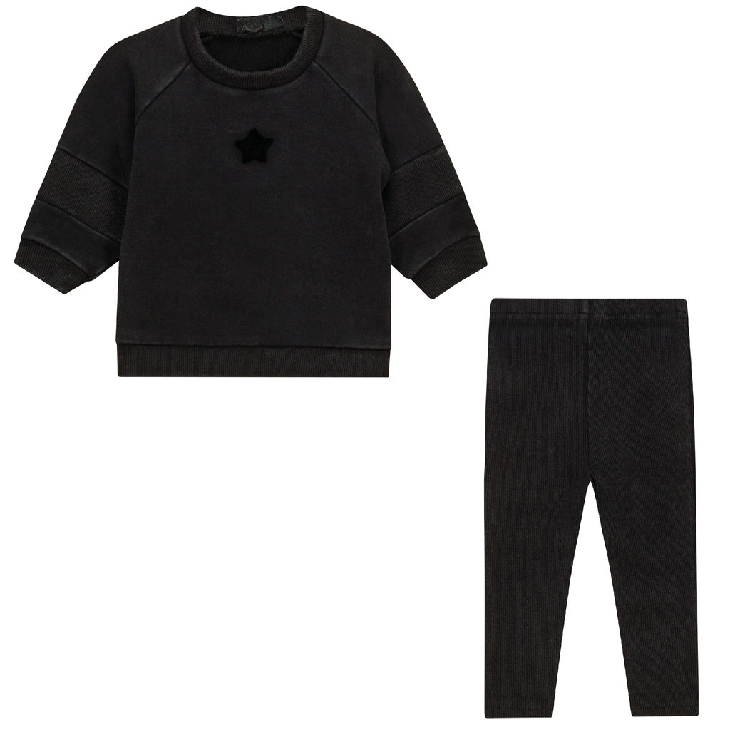 Distressed French Fleece 2Pc Set