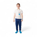 The Everyday Sensory Friendly White Tee w Chewy necklace