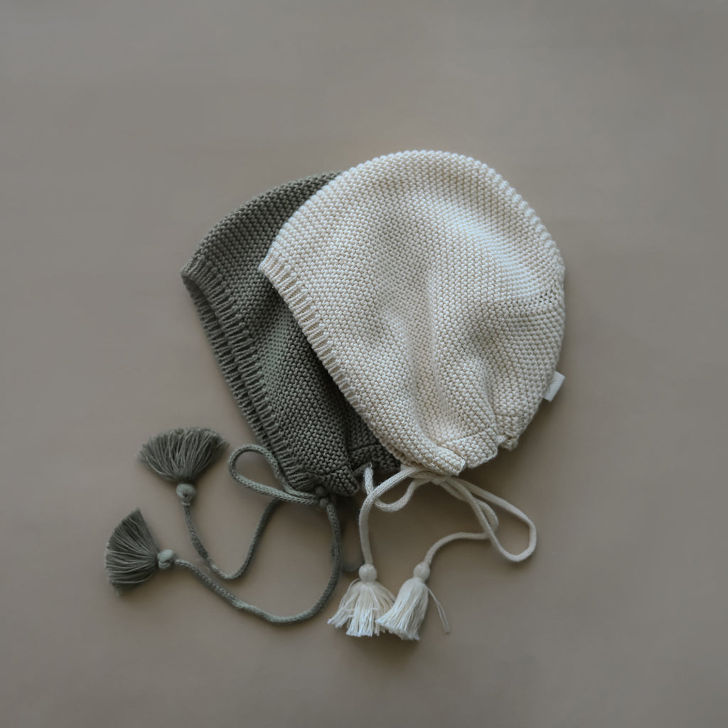 Knit Bonnet | Natural