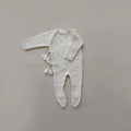 Knit Footed Jumpsuit | Natural