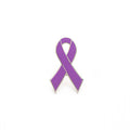 Purple Awareness Ribbon Pin – Hard Enamel Lapel Pin With Secure Lock Back
