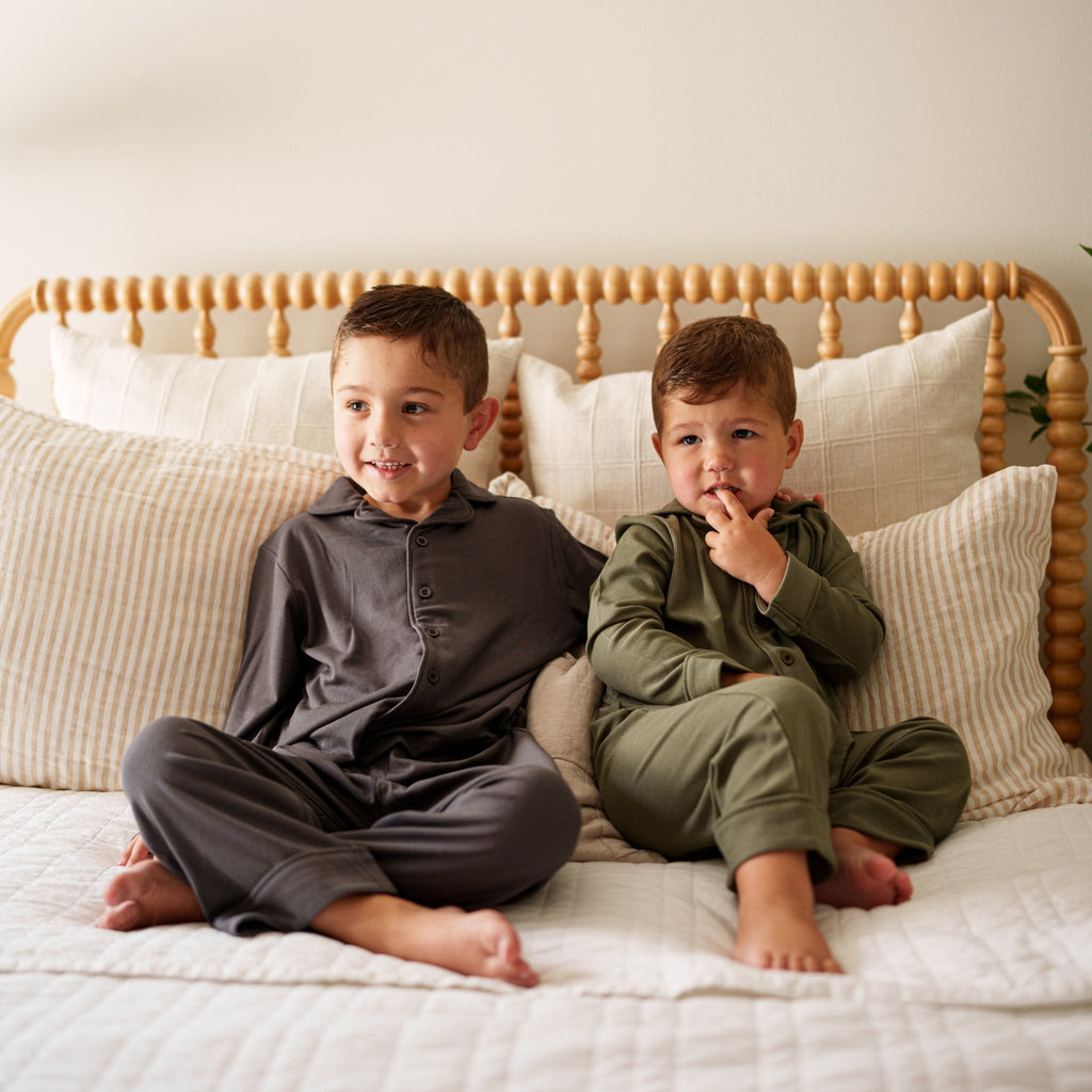Essential Ribbed Pajama Set - More Colors Available