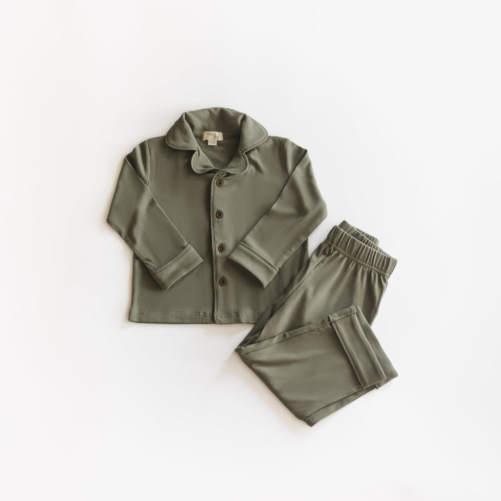 Essential Ribbed Pajama Set - More Colors Available