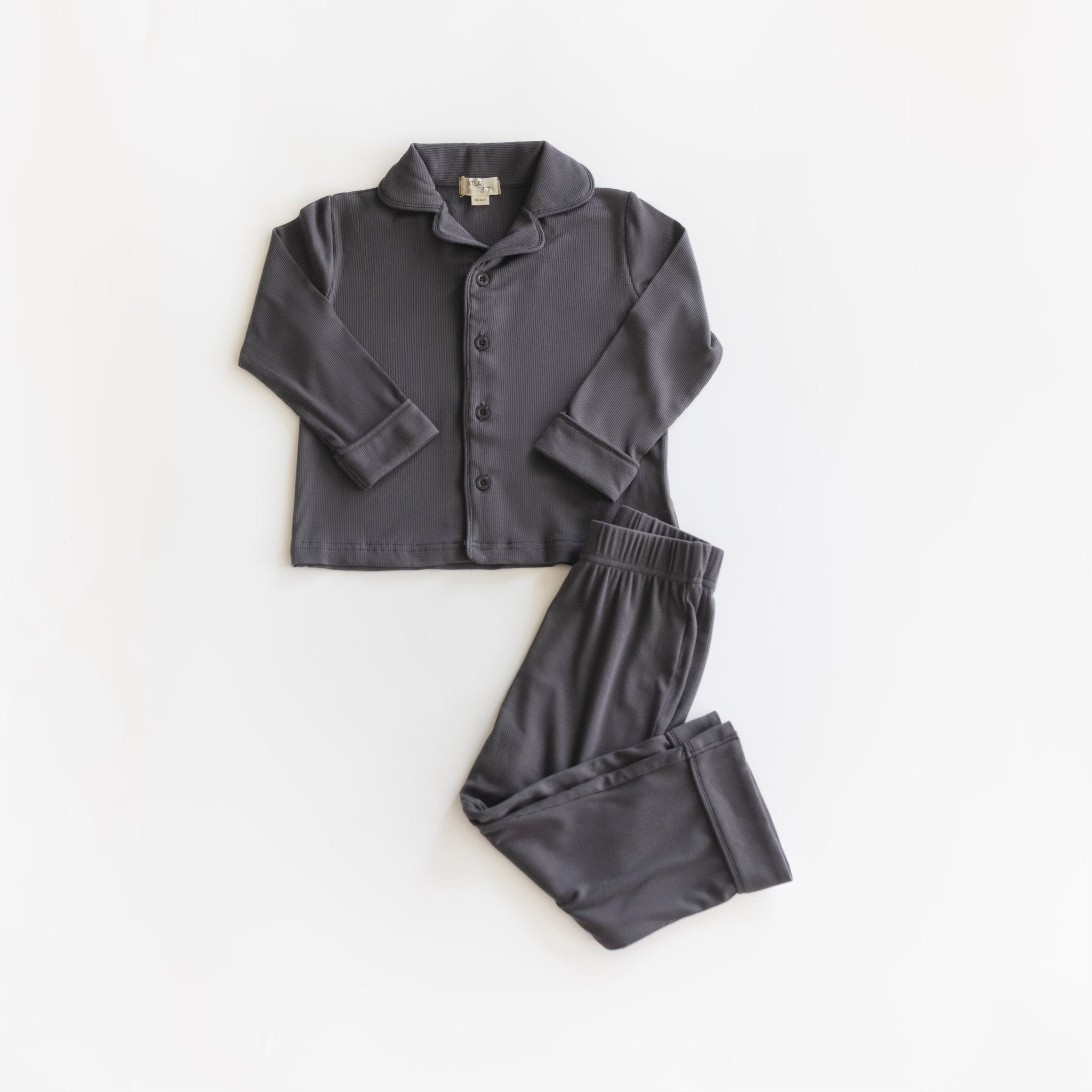 Essential Ribbed Pajama Set - More Colors Available