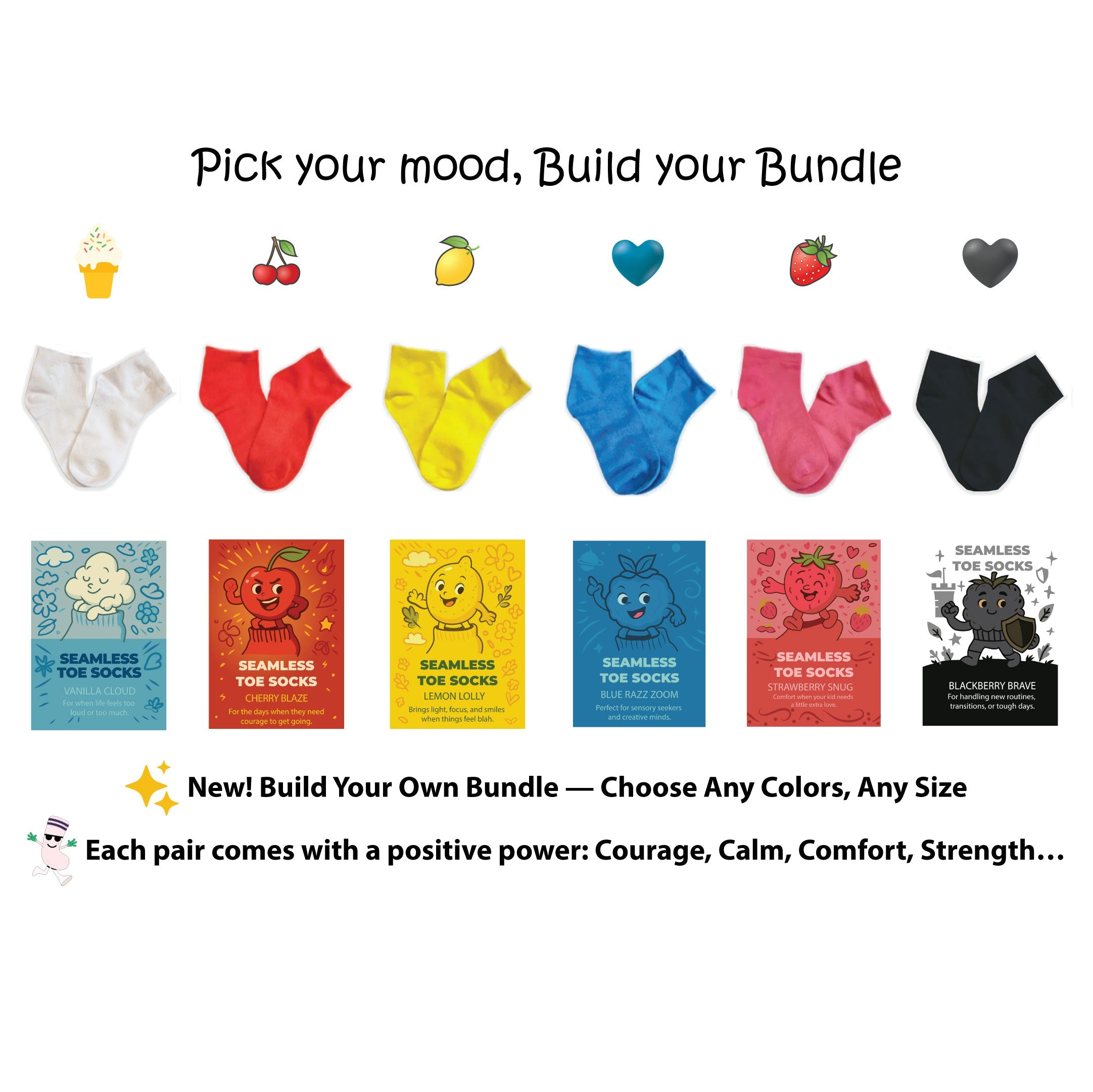 SmoothToe™ Ankle Socks – Single Pair