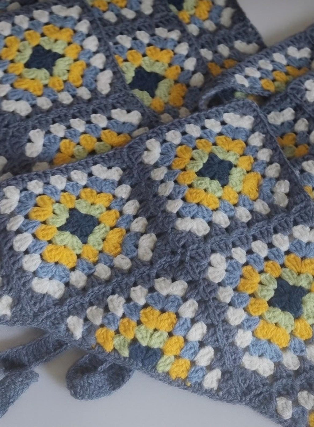 3-in-1 Crochet Granny Square Bandana