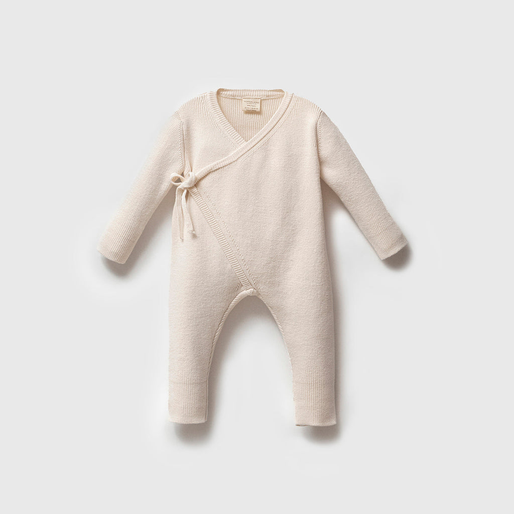 Knit Heirloom Organic Kimono-Cream