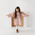 Pink Ditsy Floral Corduroy Dress | Girls’ Lace Trim Dress