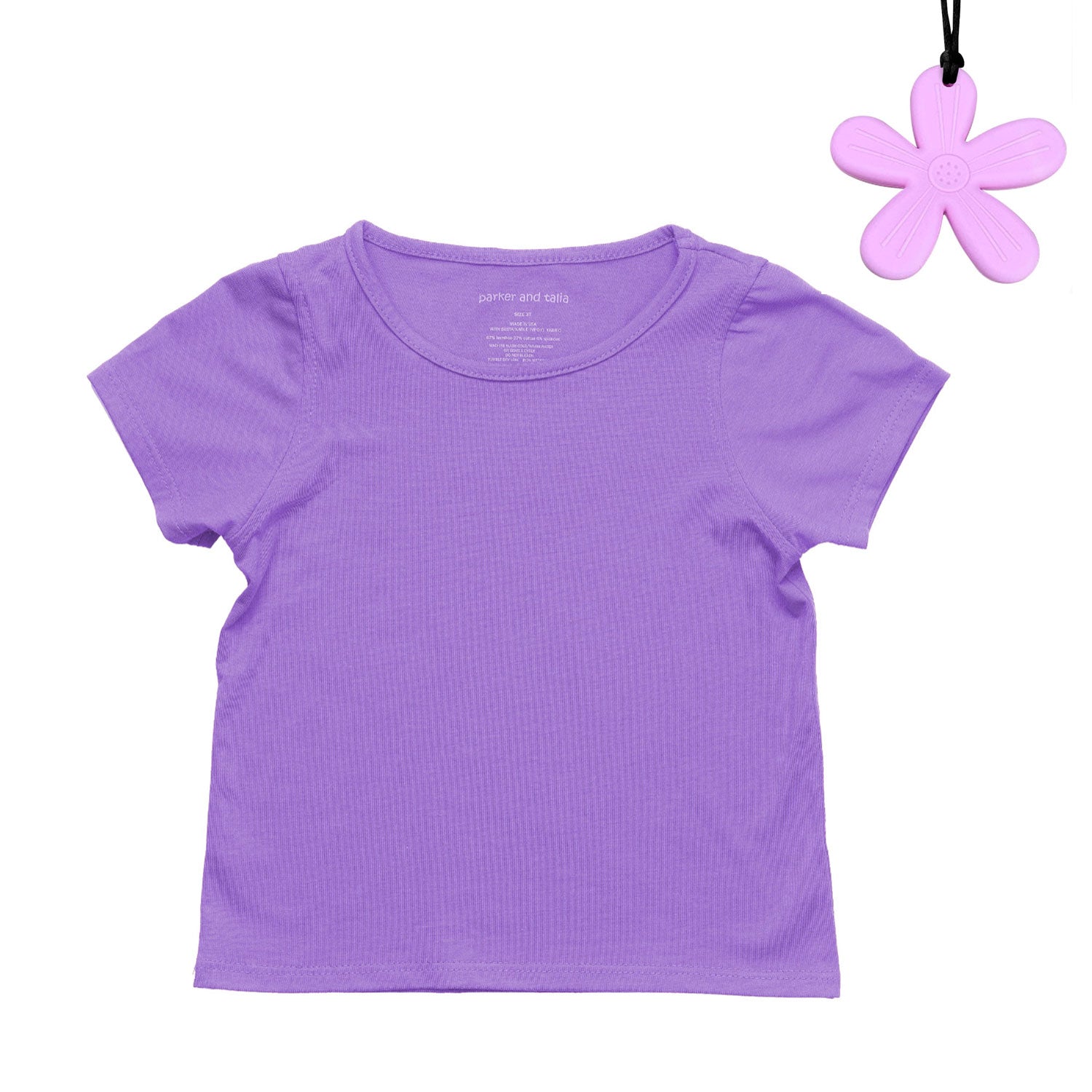 The Everyday Sensory Friendly Peri Tee w Chewy Necklace