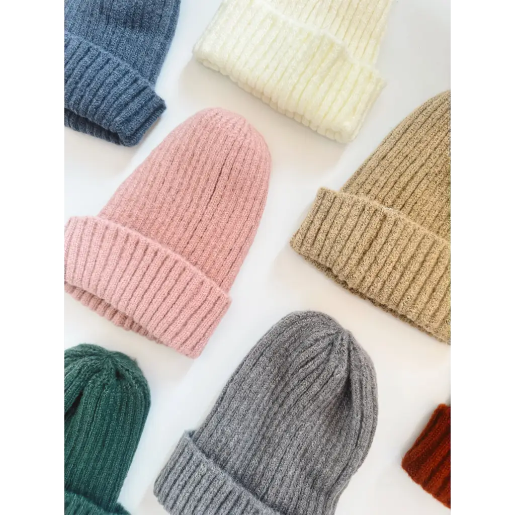 Ribbed Beanie Hat