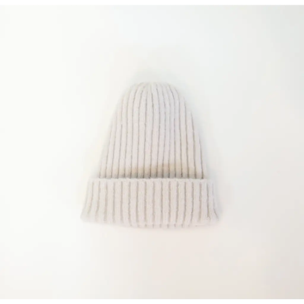 Ribbed Beanie Hat