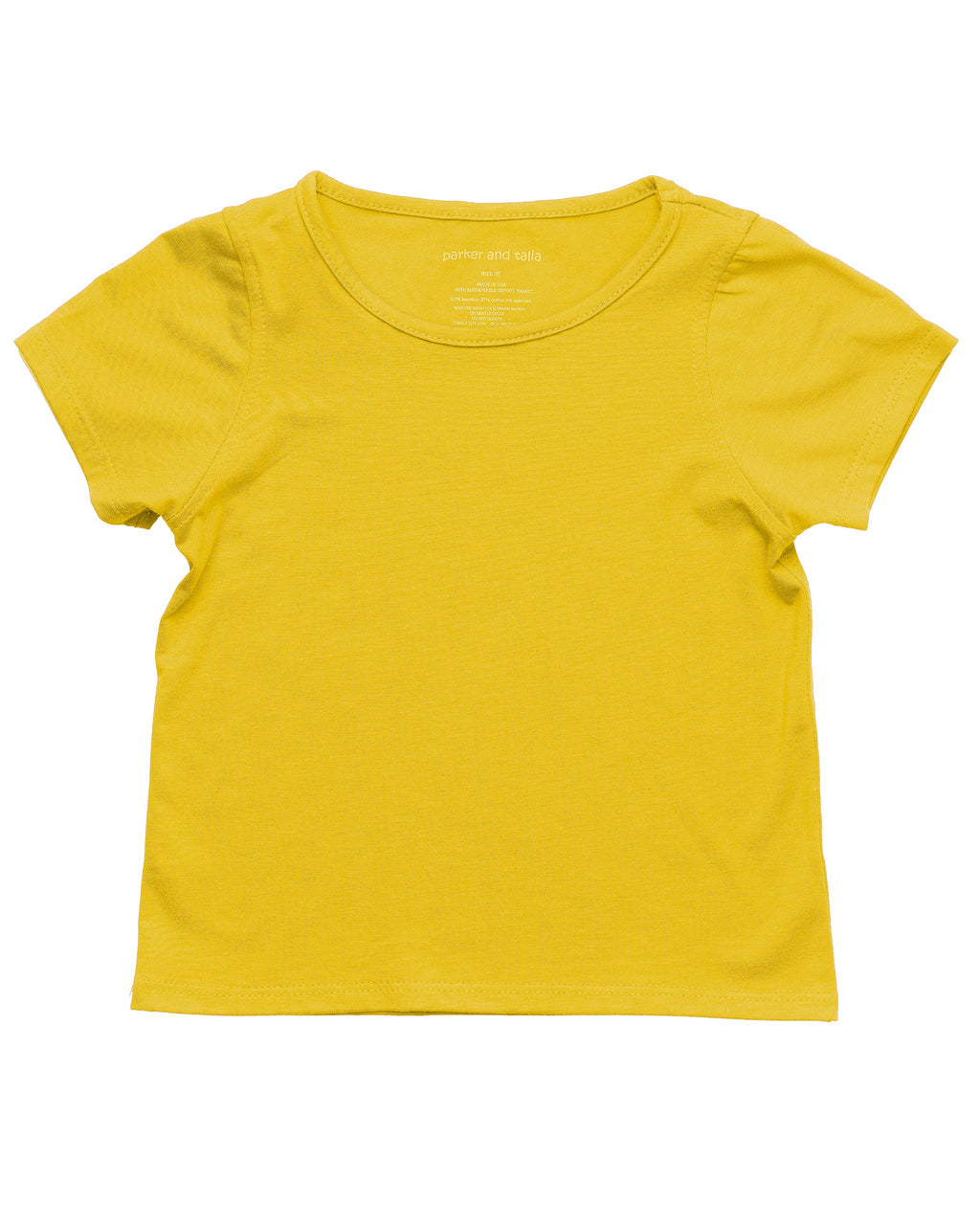 The Everyday Sensory Friendly Yellow Tee w Chewy Necklace